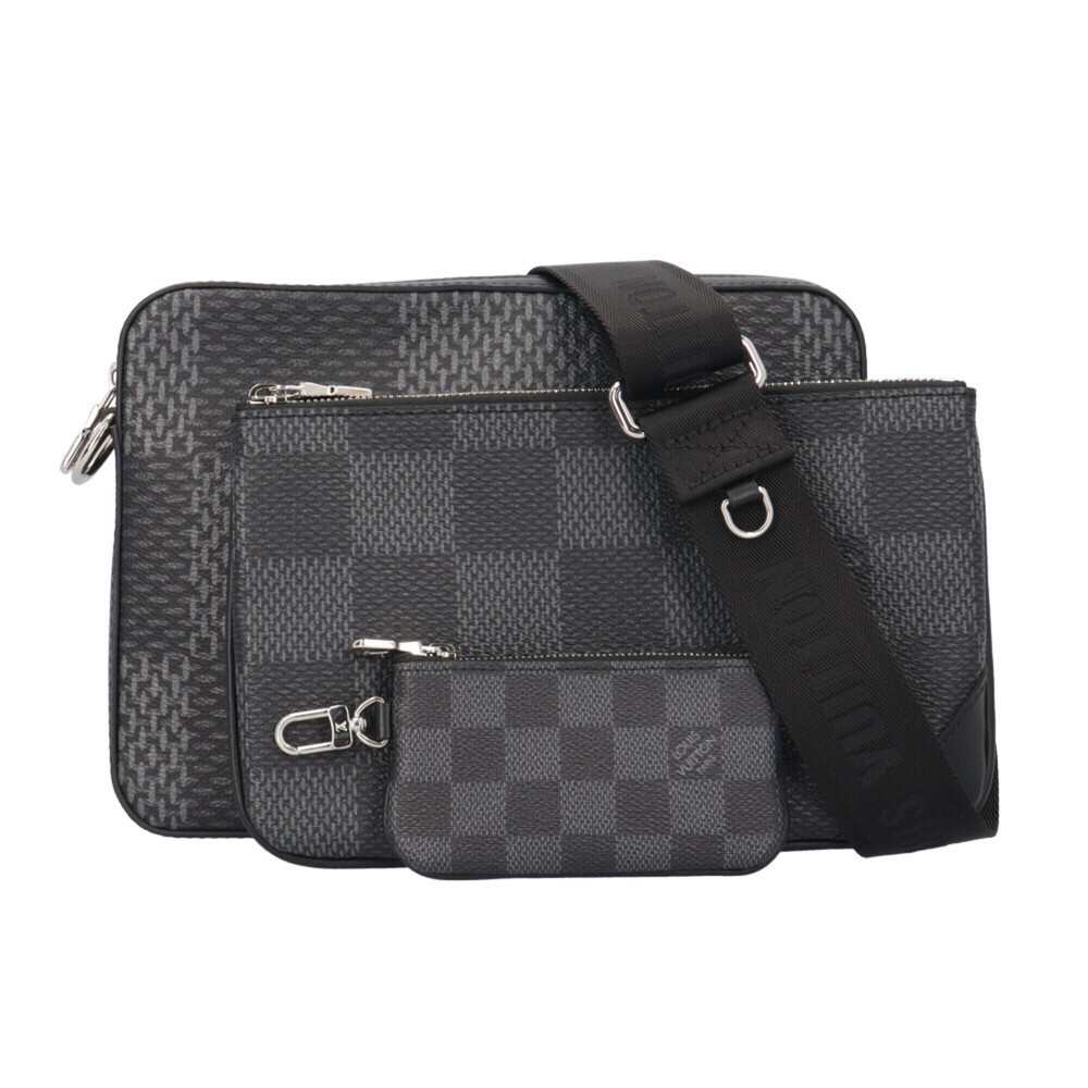Louis Vuitton Trio Messenger Damier Graphite 3D Shoulder Bag, Handbag N50017 ...